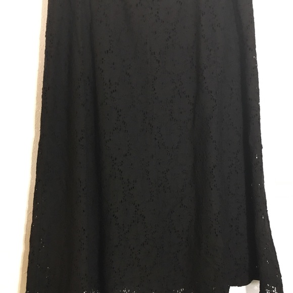 Black mid calf skirt by ETHYL - Picture 4 of 9